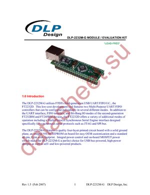 DLP-2232M-G datasheet  